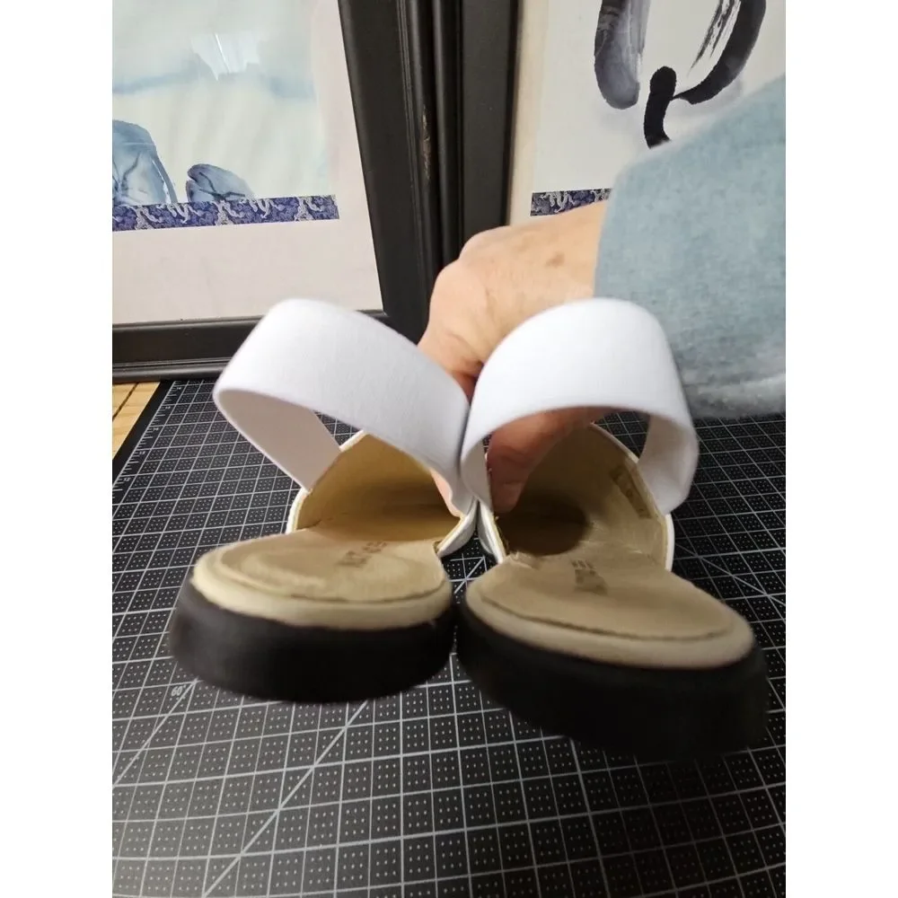 Naturino Girl's‎ Evry  White closed toe sandals EU 30 (US 12-12.5 Little Kid) M